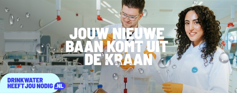 Start arbeidsmarktcampagne waterbedrijven: 'Jouw nieuwe baan komt uit de kraan!'